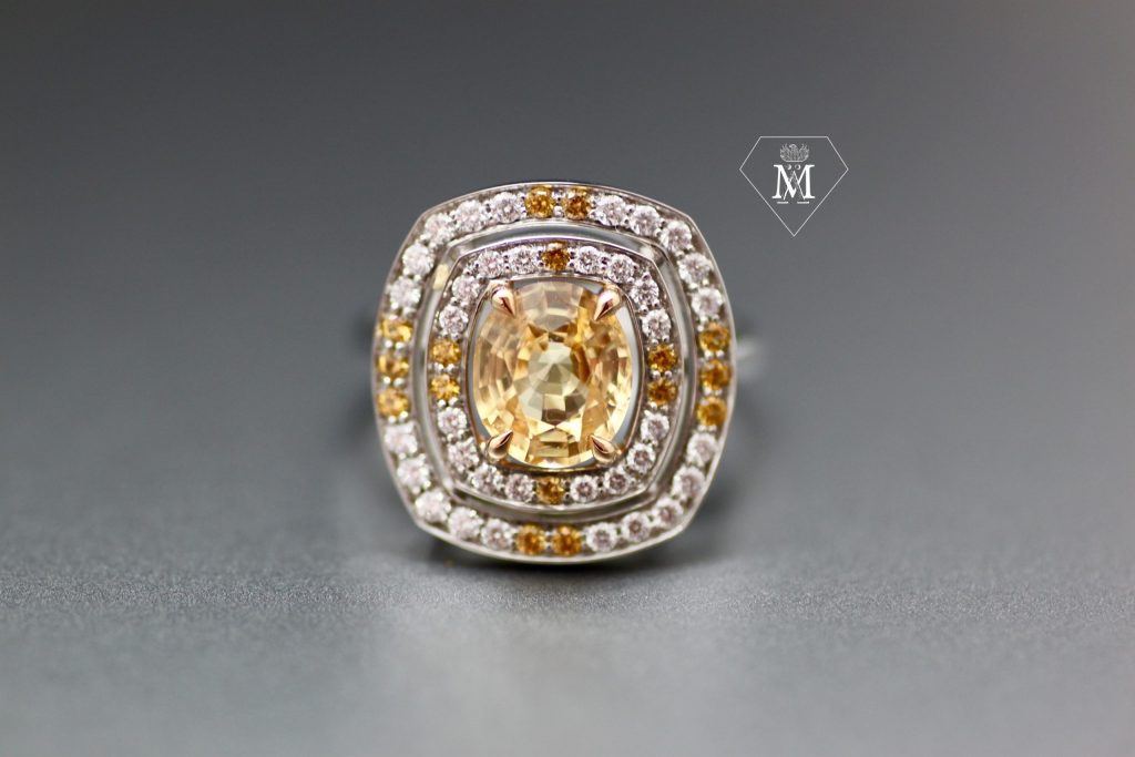 Bague de fiançailles sur-mesure by l'atelier MÄHLER|||