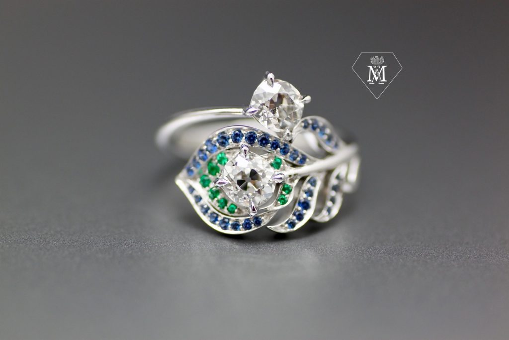 Bague de fiançailles sur mesure