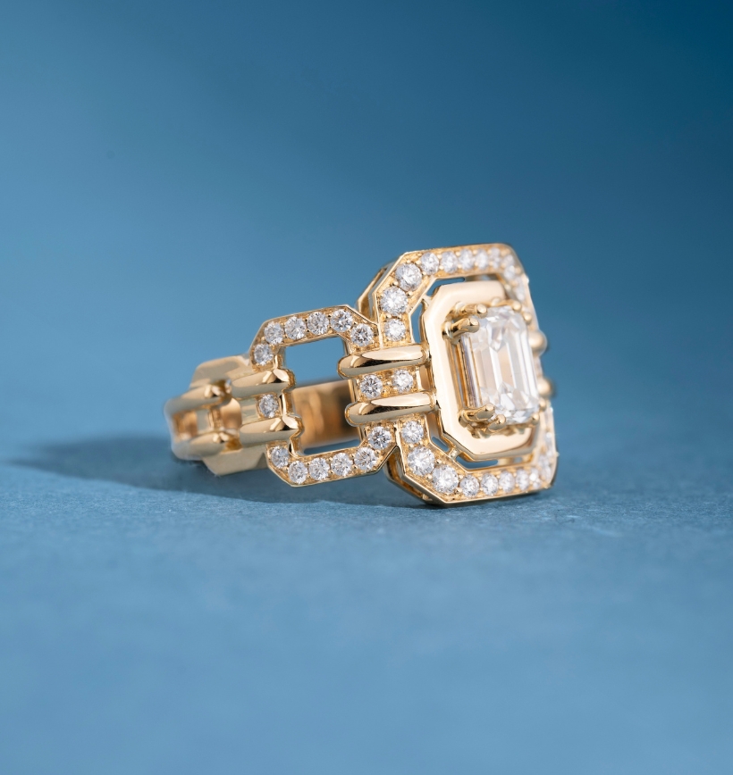 bague bandeau full diamants_profil