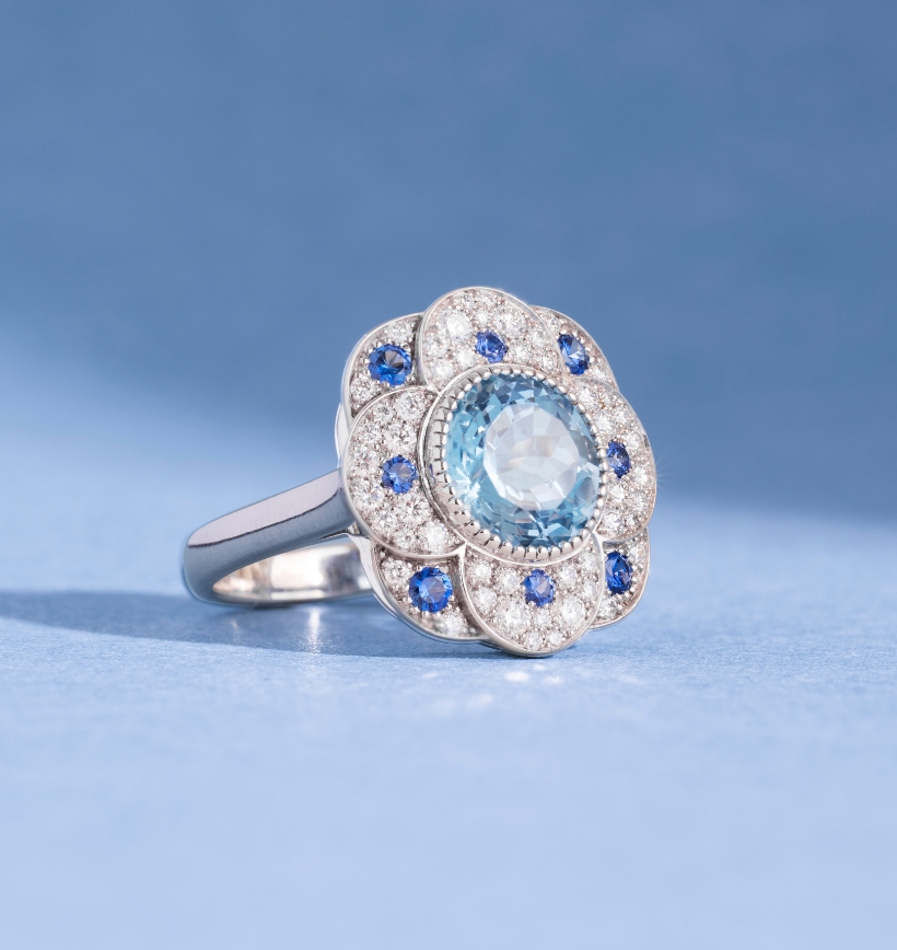 bague marguerite fleur_profil